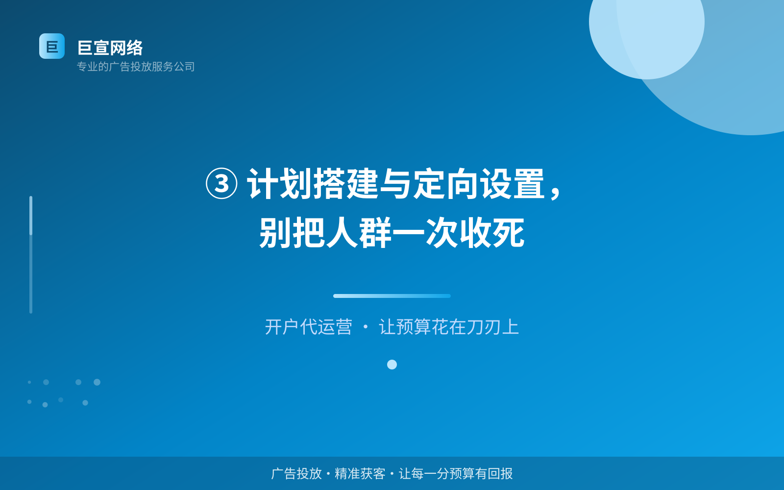 ③ 计划搭建与定向设置,别把人群一次收死(开户流程图解) ③ 计划搭建与定向设置,别把人群一次收死(开户流程图解)