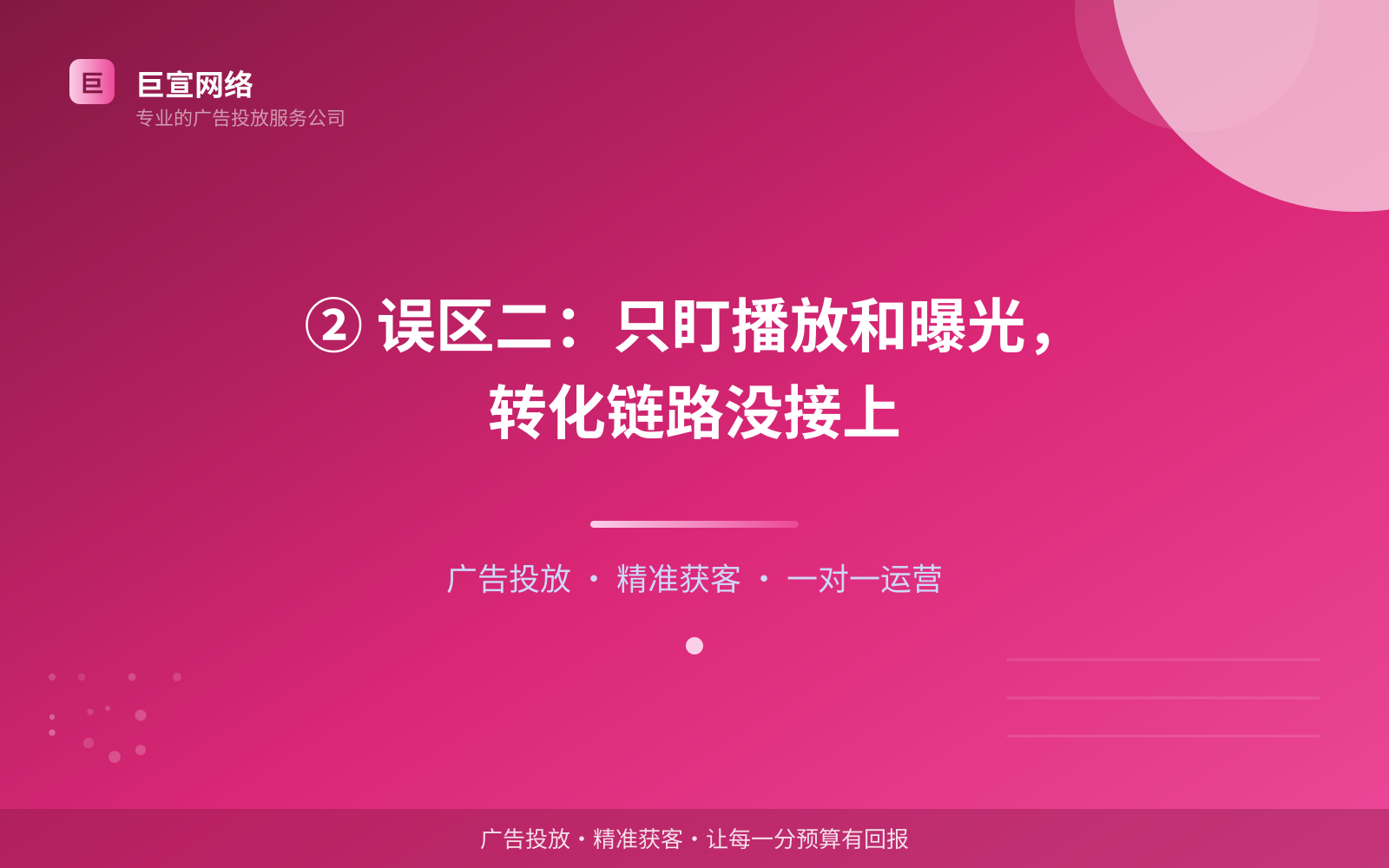 ② 误区二:只盯播放和曝光,转化链路没接上(费用与预算参考) ② 误区二:只盯播放和曝光,转化链路没接上(费用与预算参考)