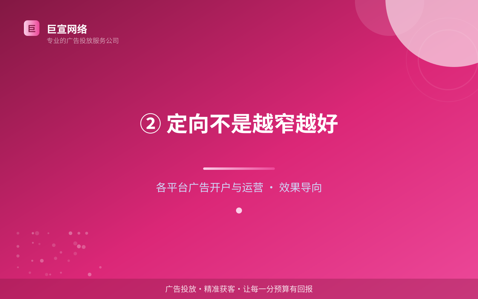 ② 定向不是越窄越好(开户流程图解) ② 定向不是越窄越好(开户流程图解)