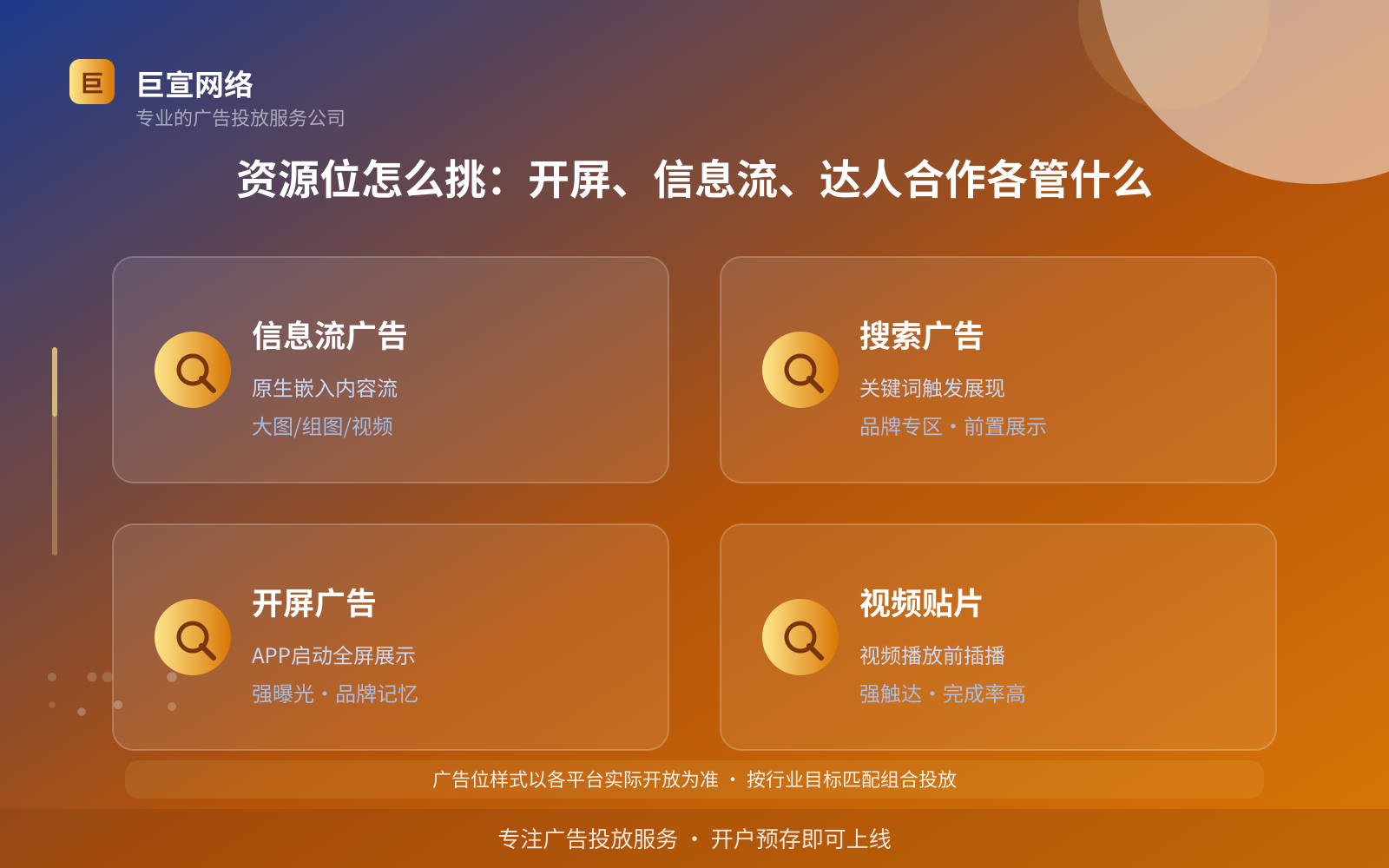 资源位怎么挑:开屏、信息流、达人合作各管什么(开户流程图解) 资源位怎么挑:开屏、信息流、达人合作各管什么(开户流程图解)