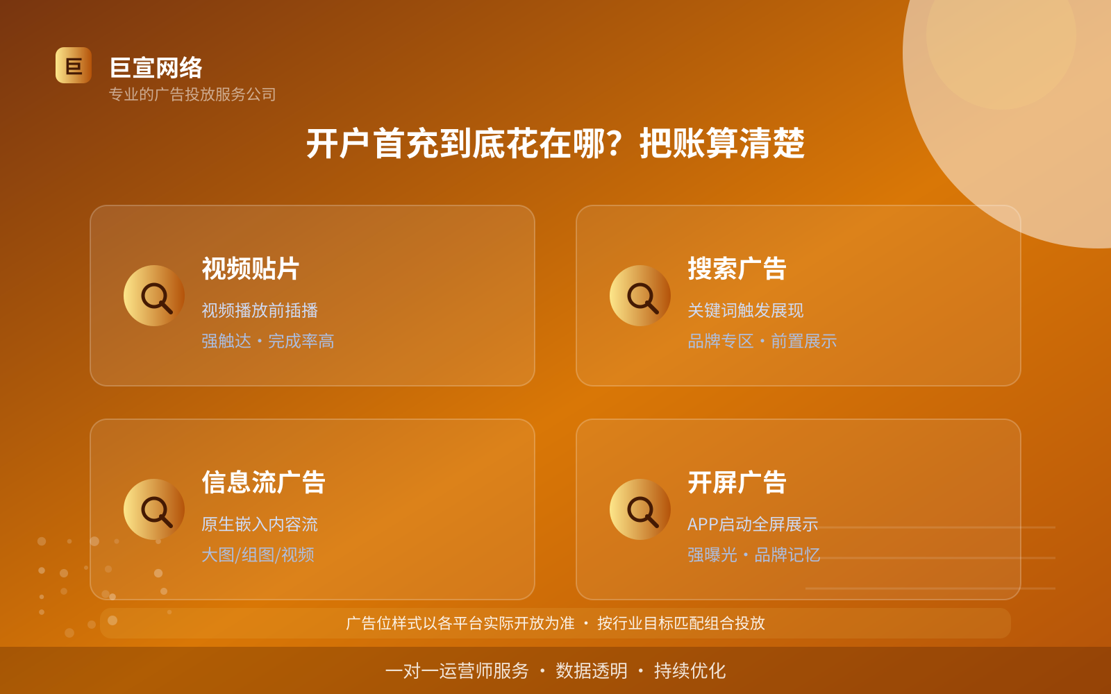 开户首充到底花在哪？把账算清楚（效果数据维度）
