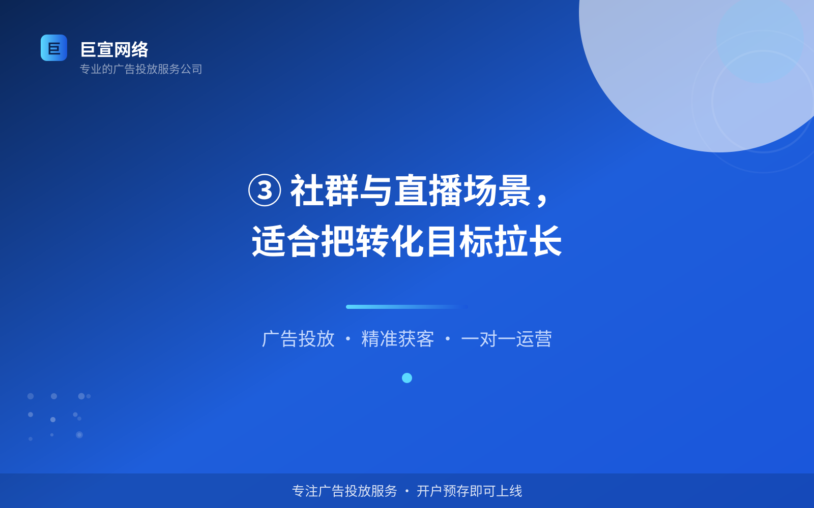 ③ 社群与直播场景，适合把转化目标拉长（开户流程图解）
