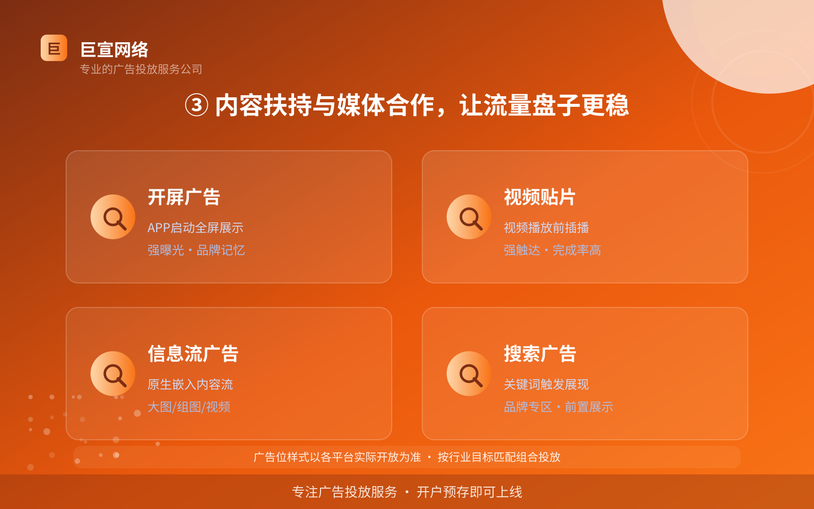 ③ 内容扶持与媒体合作,让流量盘子更稳(效果数据维度) ③ 内容扶持与媒体合作,让流量盘子更稳(效果数据维度)