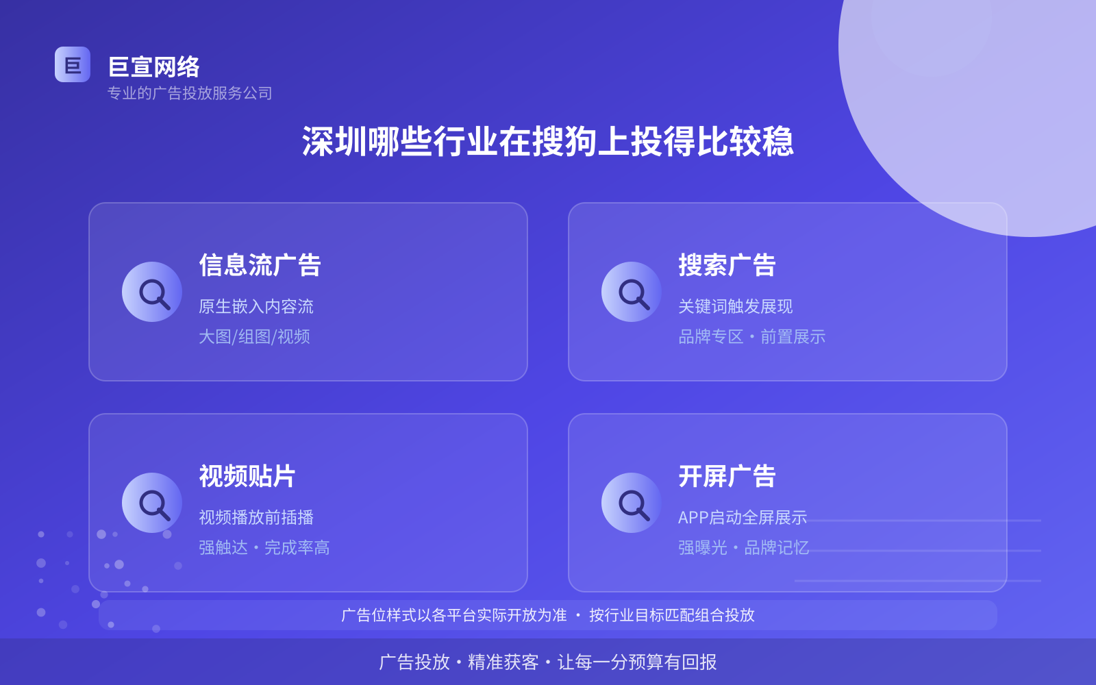深圳哪些行业在搜狗上投得比较稳(效果数据维度) 深圳哪些行业在搜狗上投得比较稳(效果数据维度)