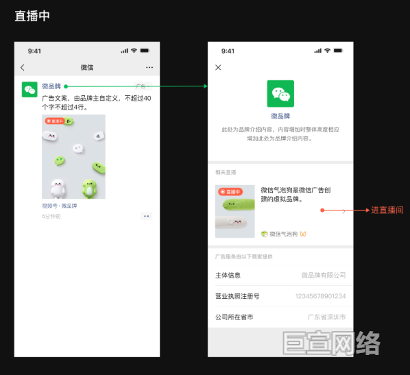 微信朋友圈广告推广视频号直播