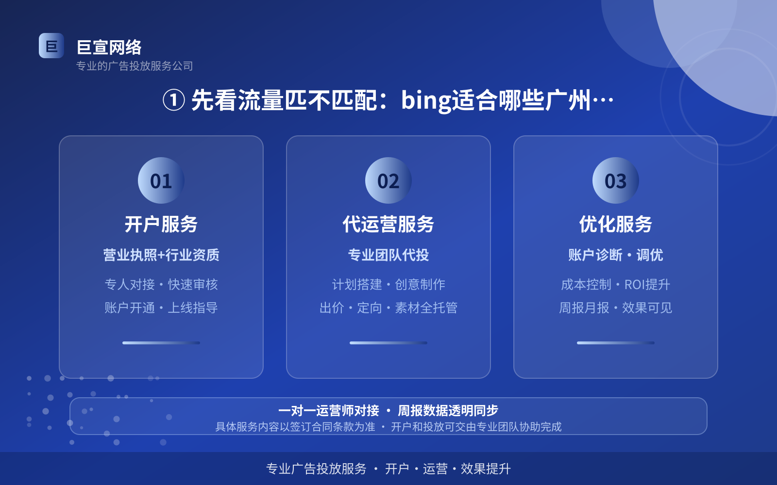 ① 先看流量匹不匹配:bing适合哪些广州业务(费用与预算参考) ① 先看流量匹不匹配:bing适合哪些广州业务(费用与预算参考)
