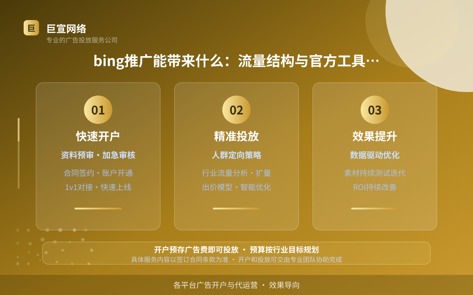 bing推广能带来什么:流量结构与官方工具的实际价值(费用与预算参考) bing推广能带来什么:流量结构与官方工具的实际价值(费用与预算参考)