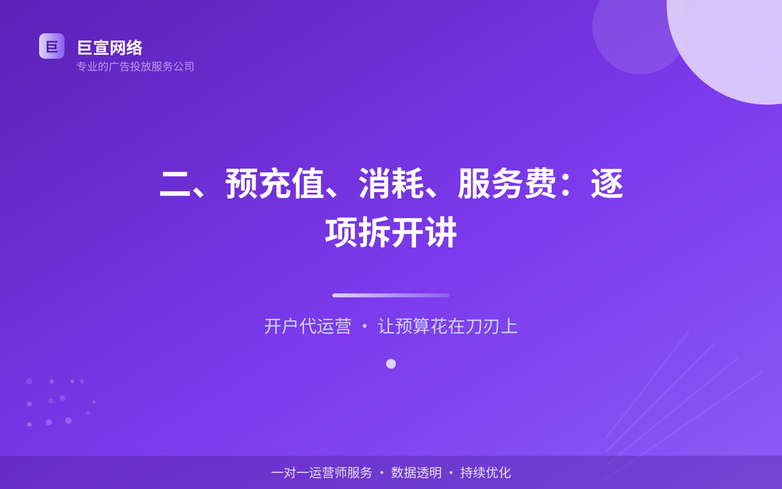 二、预充值、消耗、服务费:逐项拆开讲(费用与预算参考) 二、预充值、消耗、服务费:逐项拆开讲(费用与预算参考)