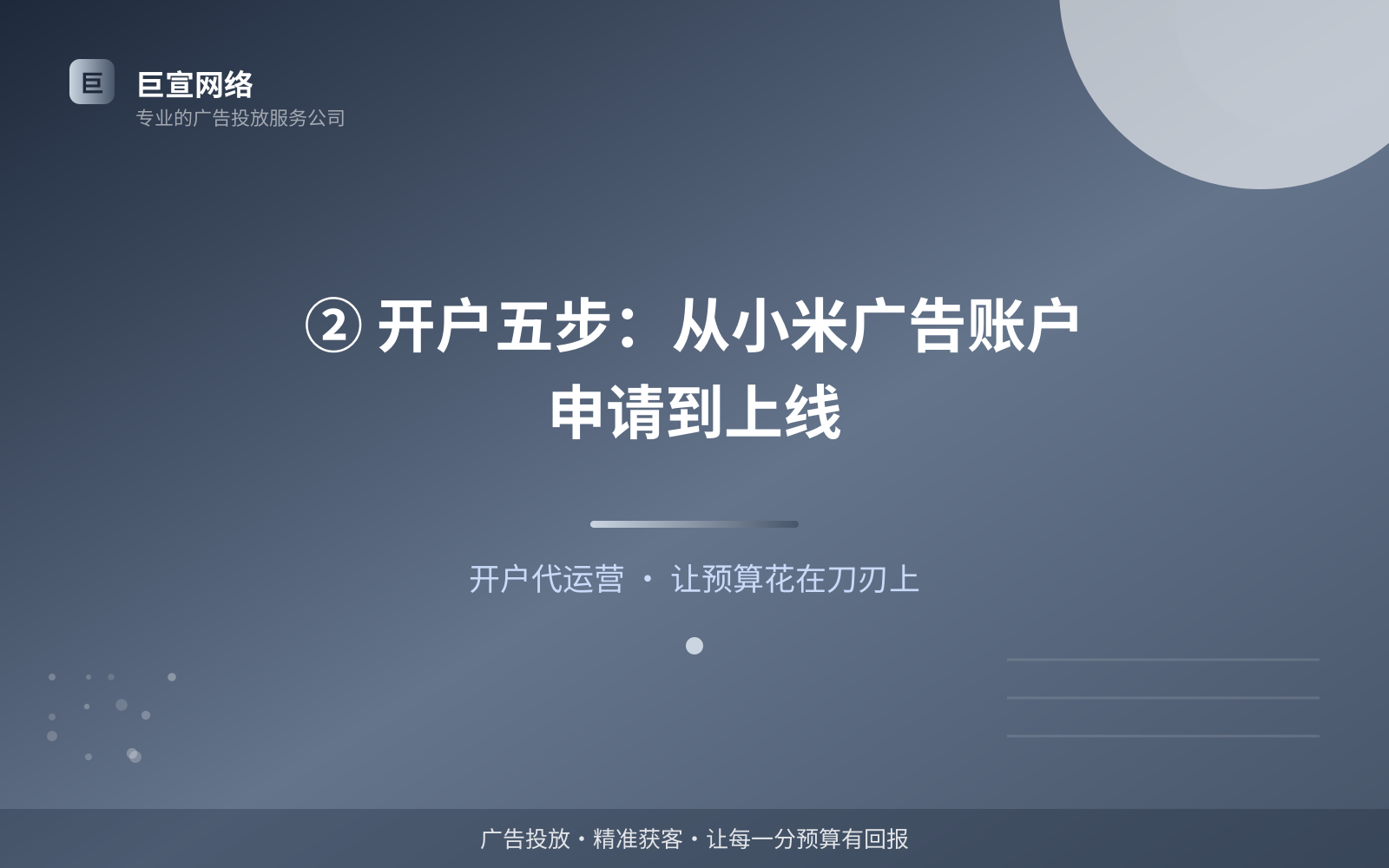 ② 开户五步:从小米广告账户申请到上线(服务内容介绍) ② 开户五步:从小米广告账户申请到上线(服务内容介绍)